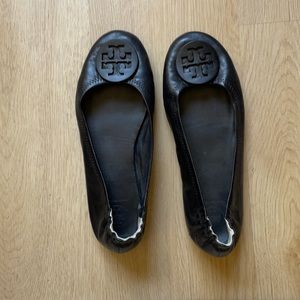 Tory Burch Black Flats size 8